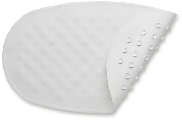 Alfombrilla de baño BabyDan 42x25 cm, blanca
