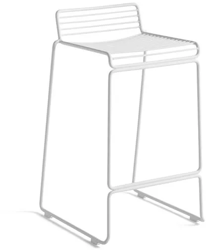HAY Hee Taburete de Bar H65 Blanco