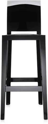 Kartell One More Please Taburete de Bar H75 Negro Brillante