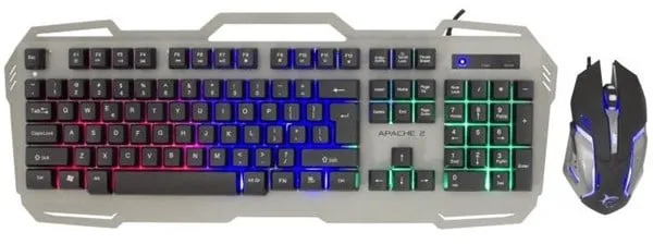 White Shark GMK-1801 Apache 2 - Teclado para juegos - Inglés - UK