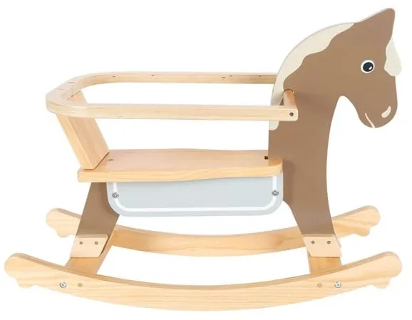Small Foot - Caballo Balancín con Asiento Marrón