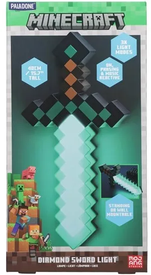 Paladone - Minecraft Diamond Sword Light - Lámparas