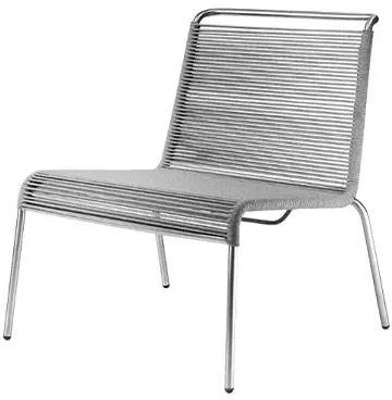 Silla lounge de cuerda FDB Møbler M20L Teglgård