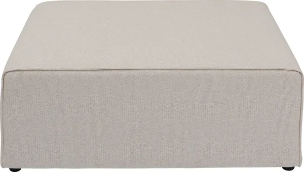 KARE DESIGN Infinity Pouff Elements Cream módulo - crema poliéster y polipropileno (68x100)