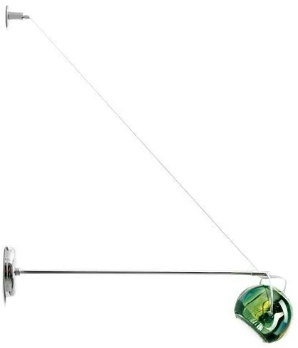 Aplique de pared Fabbian Beluga con brazo Verde